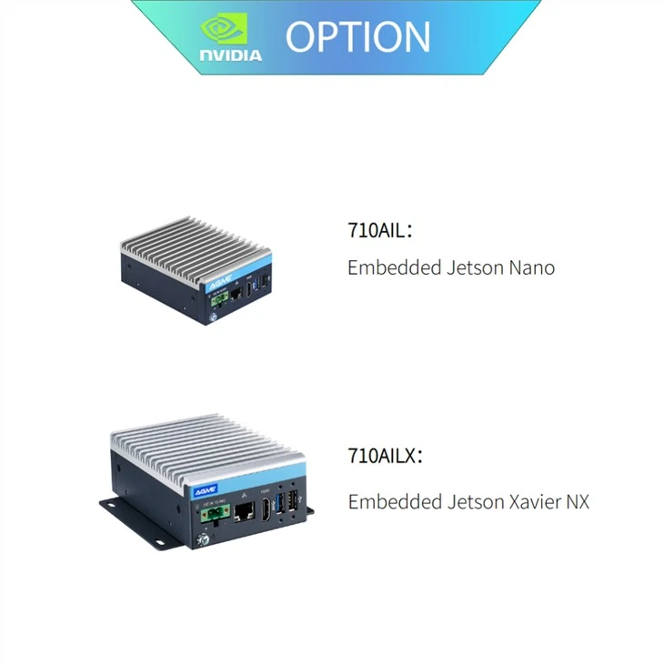 AGM-710AILX 8GB Jetson Xavier NX-Based Промышленный безвентиляторный мини-ПК