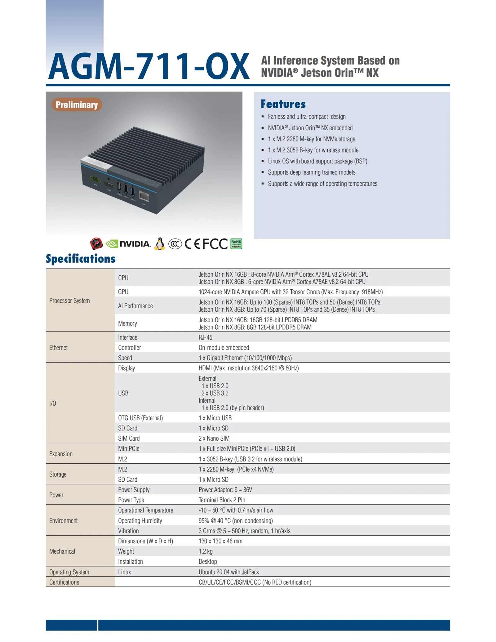 AGM-711-OX00